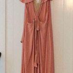 ASOS long coral cap sleeve maxi dress Photo 1