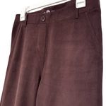 Betabrand  Brown Faux Suede Fall Bootcut Stretch Waist Pants Size Medium Photo 2