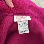 Vintage 70s 80s Womens LG Pink Fuzzy Bathrobe Carriage Court Sears Faux Fur Robe Photo 3