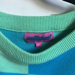 Edikted  Blue and Green Checkered Sweater - Size Small Photo 1