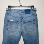 AMO Loverboy in indigo Adobe ribbon high rise ankle length jeans size 26 Blue Photo 4