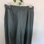 Limited America Green Wool Trouser Pants Size 8 Photo 4