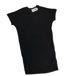 Universal Standard  Black Cotton Short Sleeve Midi Dress Casual Womens Size L Photo 4