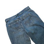 We The Free Free People Maggie Ripped Ankle Straight Leg Jeans In Sequoia Blue, Sz 32 Photo 7