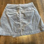 Pilcro  Gray Corduroy Mini Skirt - size 10 Photo 5