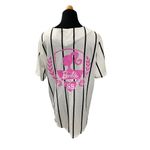 Barbie Mattel Baseball Jersey Womens Bloke Y2K Movie Cartoon Preppy Medium Photo 2