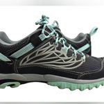 Keen  Saltzman Hiking Shoes Raven/Eggshell Blue Low Top Sneaker Womens 9.5 Photo 3
