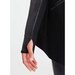 Spanx  Faux Leather Drape Front Jacket Very Black Edgy Motorcycle Gothic Coat XS Photo 5