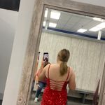 Amarra Homecoming Dress Red Size 12 Photo 6