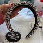ZARA Silver Crystal Headband Photo 0