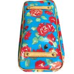 Dooney & Bourke PVC Blue, Red, Orange & Green Large Floral Garden Tote. Photo 13