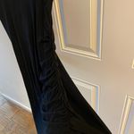 Halogen 🔵 Black Mock Neck Sleeveless Bodycon Dress Fitted Mini w/High Neckline size XS Photo 2