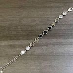 Classic Black & Smoky Crystal Tennis Bracelet Photo 2