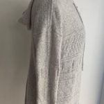 Oversize Knit Hooded Sweater Gray Size M Photo 6