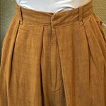 Free People NWOT PLEATED PANTS SLOUCH HOBO HIPPIE BROWN SIZE SMALL Photo 1