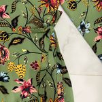 Loft Floral Green Wrap Dress Photo 3