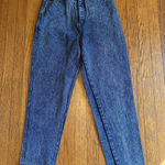 Vintage PS Gitano Jeans Womens 14 Long Blue High Waisted Tapered Acid Wash 90s Photo 0