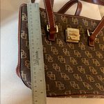Dooney & Bourke Brown Monogram Tote Bag Photo 7