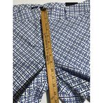 The Limited NWT  Tailored Chino Short Royal Tiles Print Blue & White Size 14 Photo 9