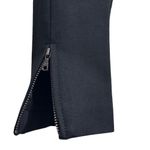 Trina Turk  Black Stretch Rayon/Nylon Blend Pants with Ankle Zipper Detail Photo 4