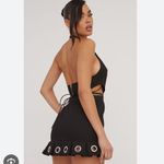 EGO  Black Strappy Mini Dress Photo 1