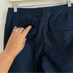 Ralph Lauren Lauren Active ‎ Crop Cargo Activewear Pant Women’s Size 6 Navy Blue Photo 8