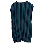Eileen Fisher Nori Striped Cotton Gauzey Caftan Tunic Organic Cotton XS Slouchy Photo 1