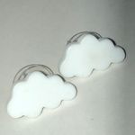 White Cloud Boho Earrings Photo 1