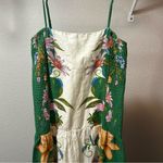 Farm Rio  Sweet Bloom Dreamscape Linen Blend Sleeveless Midi Dress SMALL Photo 3