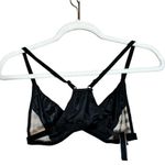 Victoria's Secret Bra Womens Medium Black Nude Front Clip Photo 2