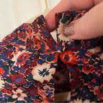 Veronica Beard  Louella Berry Floral Print Silk-Satin Mini Dress 4 NEW *TINY FLAW Photo 7