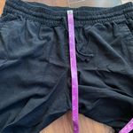 Old Navy  Linen Blend Wide Leg Pull On Drawstring Pants Black Small Photo 5