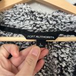 Port Authority  Quarter Zip Fluffy Pullover Sweater Sweatshirt Comfy Winter Large Photo 1