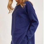 Dear Scarlett Navy Blue Sweatshirt Size 1X Photo 0