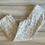 Alfani  White with Silver Metallic Threads Ankle Pants Size 10 EUC Photo 0