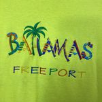 Fruit of the Loom  Medium Bahamas Freeport Yellow Embroidered Short Sleev… Photo 2