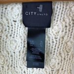 City Knit Ivory Chunky Button Up Long Sleeve Cardigan Sweater XL Photo 6