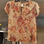 Joie ππ Multicolor Patterned Blouse Medium Photo 0