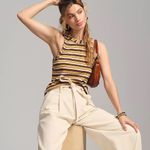 Pilcro  Multicolor Striped Knit Top medium Photo 0