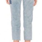 GRLFRND  Helena Patchwork Boyfriend  Cropped Jeans Size 26 Photo 1