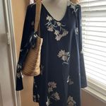 Aqua Dresses Blue Floral Bell Sleeve Mini Dress Photo 5
