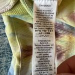 Tory Burch Sport Yellow Blue Seamless Tie Dye 7/8 Leggings Medium Photo 2