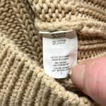 Daisy Fuentes  Cowl Neck Cable Knit Sweater L Photo 4