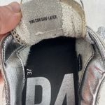 P448  John Sneakers Silver Leopard Womens EU Size 37 Photo 4