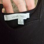 Love Tree Black Ribbed Tank Dress โ Size Large, Sleeveless V-Neck Fit Photo 1