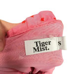 Tiger Mist Toronto Mini Dress Pink Red Floral Print Ruched Size Small Photo 9