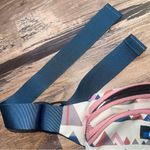 KAVU  Fanny Pack 2 Zipper Pockets Blue Strap Photo 2