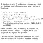 Wacoal  Black & Pink Embrace Lace 853191 Bra Photo 4