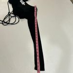 Princess Polly Black Long Sleeve Tie Front Crop Top Size 2 Y2K Party Photo 5