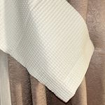 NWT Turquas Size L White Waffle Knit Robe Size L Photo 4